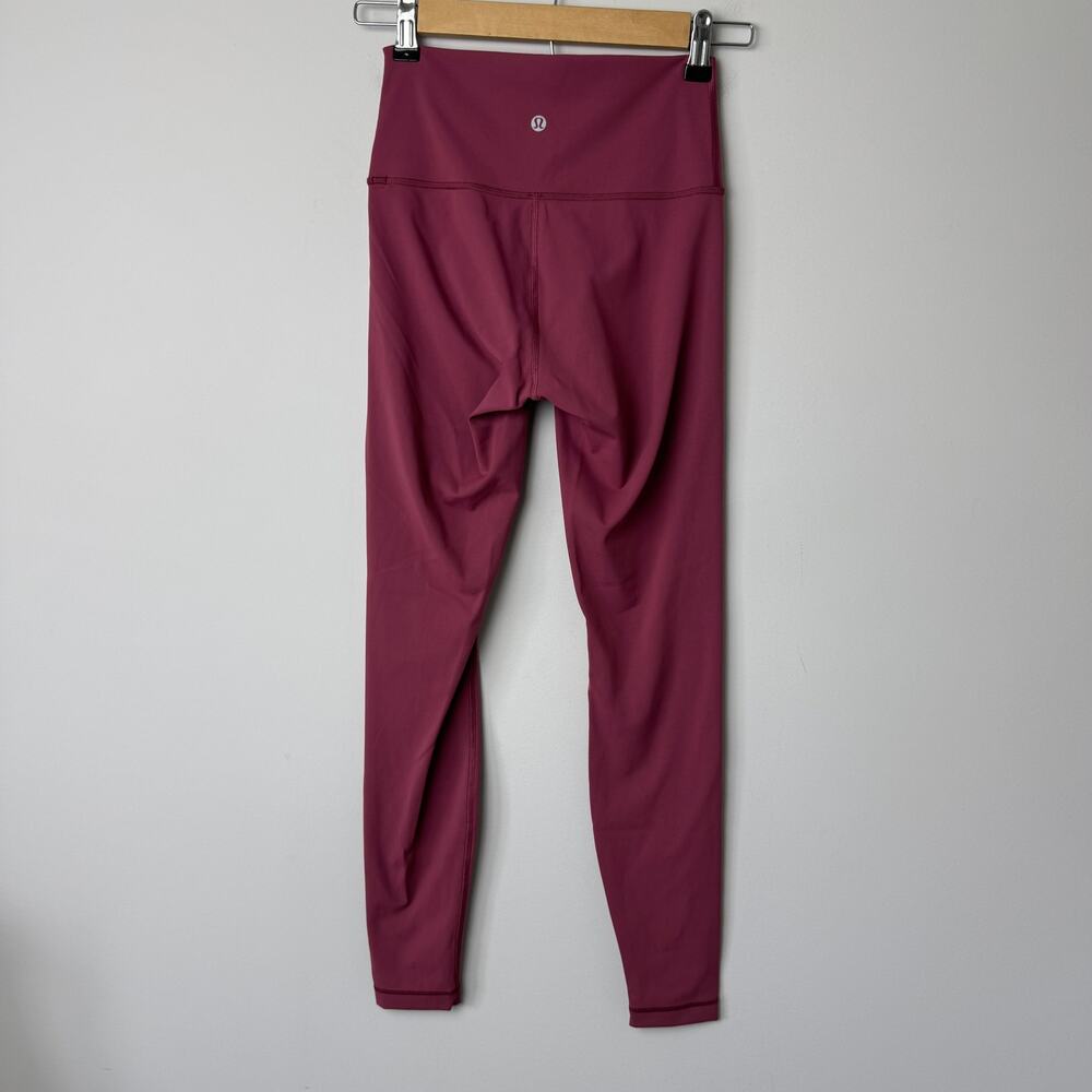 Lululemon Wunder Train High Rise Rose Pink Leggings Size 4